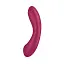 Вакуумний стимулятор клітора з вібрацією Satisfyer Curvy Trinity 1 бордовий - мініатюра 3