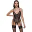 Эротическое боди Cottelli Collection Crotchless L черный - миниатюра 1