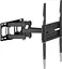 Кронштейн для телевізора AGN AGN70-442P з поворотом/два коліна/32`-70`/40 кг/max.VESA 400x400/Black - мініатюра 7