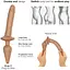 Анальна пробка з дилдо 2 в 1 Strap-On-Me Switch Plug-In Realistic Dildo Caramel S діаметр 3.3/2.9 см - мініатюра 2