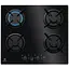 Варочная поверхность газовая на стекле Electrolux 60 см черный - миниатюра 1