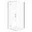 Душевая кабина Cersanit Jota угловая 900x900x195 L прозрачное стекло S160 -001, Левая, прозрачная, хром - миниатюра 1