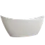 Ванна окремостояча глянцева Amdcon Capr 170x77 з литого каменю CAPR_170_HL Білий - мініатюра 8