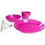 Набор посуды GSI Outdoors Cascadian 1 Person Table Set Розовый (1099-77318) - миниатюра 1