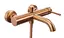 Смеситель для ванны Rea Lungo brushed copper настенный с изливом REA-B1115 Теплый закат - миниатюра 4