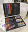 Профессиональный большой набор для творчества в деревянном кейсе 62 предметов - миниатюра 3