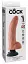 Вібратор King Cock Vibrating Cock With Balls 23 см тілесний - мініатюра 2