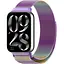 Ремешок DK CDK для Xiaomi Mi Smart Band 9 Pro Metal Milanese Loop Magnetic (017123) (chameleon) - миниатюра 3