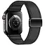 Ремінець Hoco WA34 Basic magnetic buckle silicone leather strap для Apple watch 44/45/46/49mm Black - мініатюра 2