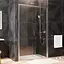 Душевые двери AM.PM Gem 120x195 см стекло прозрачное хром матовый W90UG-120-1S-195MT, прозрачный, хром матовый - миниатюра 4