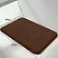 Современный коврик для ванной Aquarius с эффектом памяти Мягкий Антискользящий 40 х 60 см Коричневый в полоску - миниатюра 2