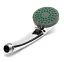 Воронка душевая Zegor/Troya WKY-2006 пластик Хром/Зеленый 30412 - миниатюра 2