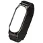 Ремешок Миланская Петля Mi Band 7 Черный (02) - миниатюра 1