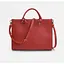 Жіноча шкіряна сумка Fancy A4 червона - мініатюра 1