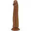 Фаллоимитатор Sliding Skin Sharife 10quot; 25.4 см (коричневый) - миниатюра 1
