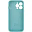 Чохол Epik Silicone Case Full Camera Protective AA для Apple iPhone 13 Pro Max 6.7 Бірюзовий/Marine Green - мініатюра 4