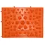 Килимок масажний ортепедичний для дітей MS 2892, 28 х 38 см Помаранчевий - миниатюра 1