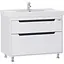 Тумба з умивальником Sanwerk Грета 100 з умивальником Принц MV0000302 Білий - мініатюра 1