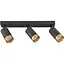 Светильник поворотный спот Goldlux 323552 Arras GU10 3x10W IP20 Черный - миниатюра 1