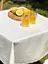 Водоотталкивающая cкатерть Ваниль однотон 200х120 см (+ 5 салфеток 30х40) - миниатюра 5