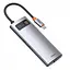 USB-хаб Baseus Metal Gleam Series 6-in-1 Type-C gray - миниатюра 8
