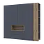 Шкаф для одежды с нишей и этажеркой Doros Дейл Графит/Дуб Эвок 4 ДСП 234х52х220 (42005158) - миниатюра 8