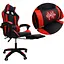 Комп'ютерне крісло Kontrast Viper Black-Red з функцією масажу - мініатюра 5