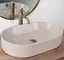 Умивальник Rea Nadia 60 beige matt накладний REA-U9661 - мініатюра 2