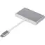 USB-Хаб ATcom USB Type-C 3хUSB3.0, USB Type-C, 0.1м, металл Silver (12808) - мініатюра 2