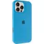 Чохол Epik Silicone Case Full Protective AA для Apple iPhone 16 Pro Max 6.9 Блакитний/Blue - мініатюра 1