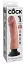 Вібратор King Cock Vibrating Cock 25 см тілесний - мініатюра 7