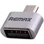 Перехідник Otg Remax MicroUSB usb RA-OTG Silver сріблястий - мініатюра 1
