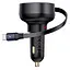 АЗП Baseus Enjoyment Pro 60W (1USB-C) + висувний кабель Type-C (C00057802111-01) Cluster Black - мініатюра 1