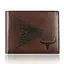 Чоловічий шкіряний гаманець коричневий без застібки Always Wild N7-02-GG - мініатюра 1