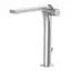 Змішувач для раковини високий Paffoni Rock з донним клапаном steel RO085ST, Нержавіюча сталь - мініатюра 1