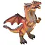 Фигурка Dino Toys Дракон с двумя головами со звуком коричневый 518A (Q9899-518A) - миниатюра 1