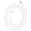 Кабель Hoco x93, 100W Type-C - Type-C 1 метр білий - мініатюра 1