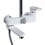 Душова система універсальна Qtap Jay на три споживача (з виливом) QTJAY111CRW45555 Chrome/White, Білий - мініатюра 3