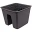 Горщик Form-Plastic Sahara кашпо на перила-27 8.35 л антрацит (4450-014) - мініатюра 1