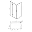 Душевая кабина Volle Neno 120x80 без поддона 10-22-171Lglass - миниатюра 3