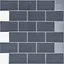 Самоклеящаяся полиуретановая плитка Wall Sticker серый кирпич 305х305х1 мм SW-00001153 - миниатюра 1