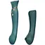 Смарт-вибратор 3 в 1 Zalo Queen Jewel Green пульсирующая жемчужина и вакуум кристалл Swarovski - миниатюра 1