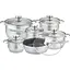 Набір каструль з кришками та сковородою Z.P.T.R International 12 предметів - мініатюра 1