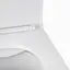 Унитаз подвесной безободковый Kroner Armada WHI513636 RIMLESS с сиденьем Slim Duroplast / Soft-close / Quick relase (KA513636WHIR) (CV029610) - миниатюра 6