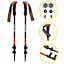 Треккинговые палки Mountain Goat Peak+ 60-135 см MG0006 Black/Orange (P-5907739318275) - миниатюра 12