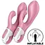 Вибратор-кролик Satisfyer Air Pump Bunny 2 надувается - миниатюра 2