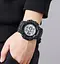 Тактические мужские часы Skmei 1968 Черный с белым циферблатом - миниатюра 6