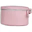 Жіноча шкіряна поясна сумка рожева гладка - мініатюра 1