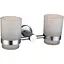Склянка подвійна Globus Lux SS 8428 хром матовий - мініатюра 1