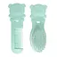 Набор детский расческа и щетка "Мишка" MGZ-0711(Turquoise) бирюзовый - миниатюра 2